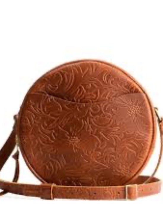 Portland Leather Handbags - Portland Leather Round Cross Body Bag